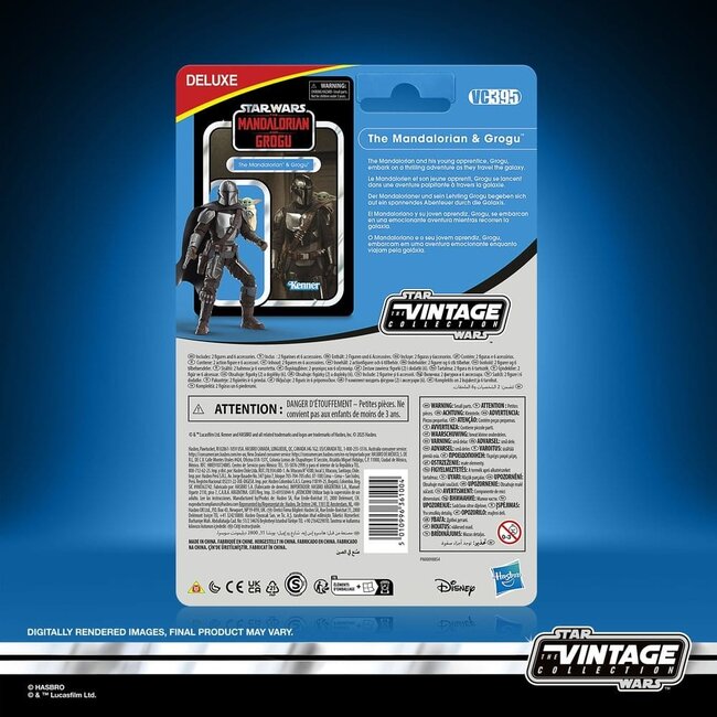 Star Wars: The Mandalorian & Grogu Vintage Collection Action Figure The Mandalorian & Grogu 10 cm