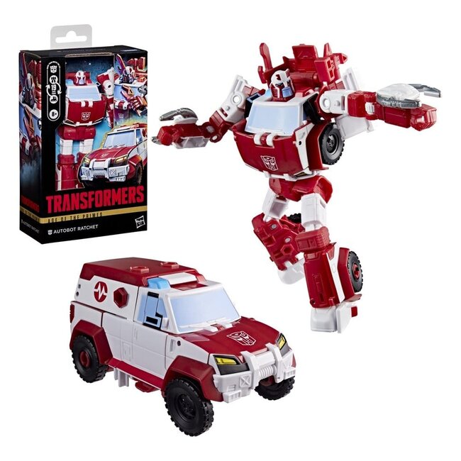 Hasbro Transformers Age of the Primes Deluxe-Actionfigur Autobot Ratchet 15 cm