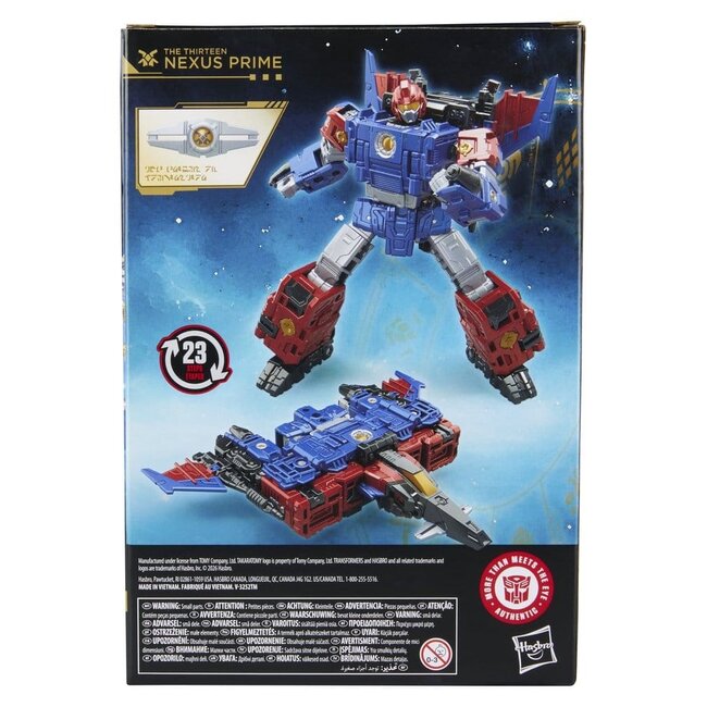 Transformers Age of the Primes Voyager Class Action Figure The Thirteen: Nexus Prime 16 cm