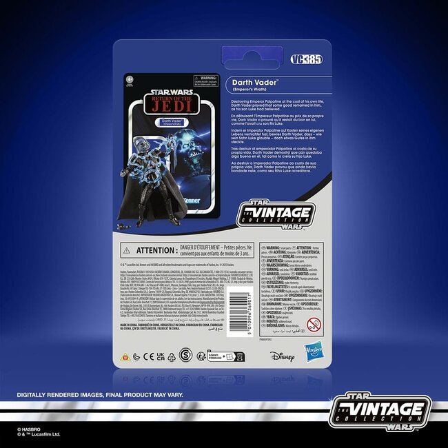 Star Wars Episode VI Vintage Collection Action Figure Darth Vader (Emperor's Wrath) 10 cm
