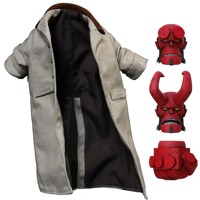 Boss Fight Studio Hellboy Actionfigur Zubehör Hellboy Box voller böser Zubehörpackung