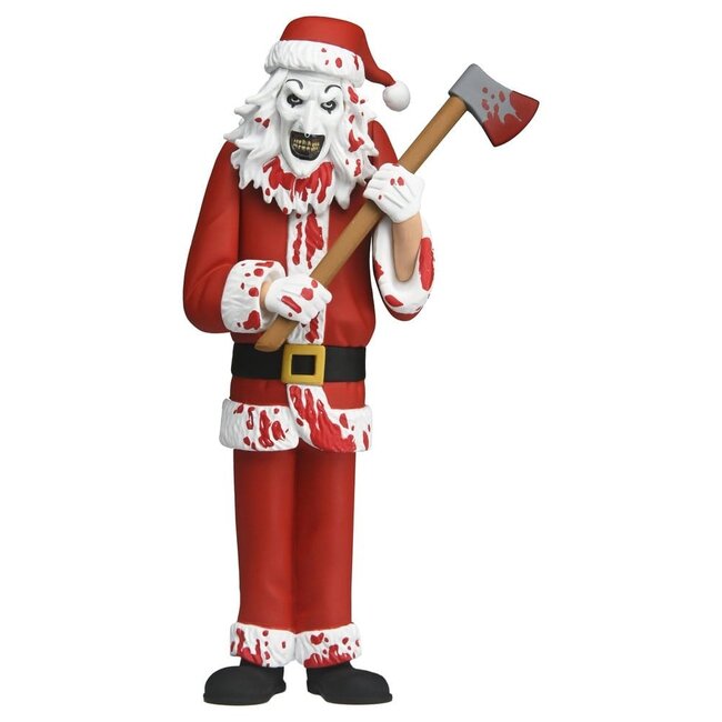 Terrifier 3 Toony Terrors Actionfigur im Weihnachtsmannkostüm, Art der Clown (blutige Version), 15 cm