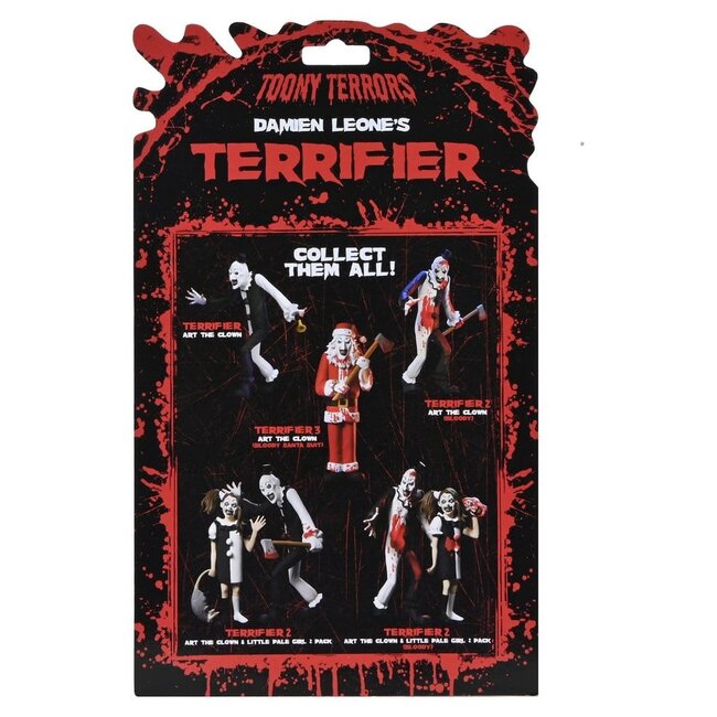 Terrifier 3 Toony Terrors Actionfigur im Weihnachtsmannkostüm, Art der Clown (blutige Version), 15 cm