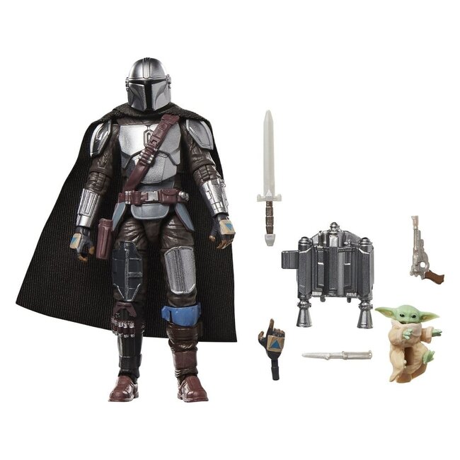 Star Wars: The Mandalorian & Grogu Vintage Collection Action Figure The Mandalorian & Grogu 10 cm