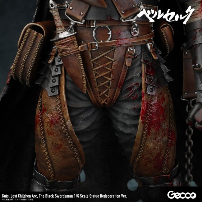 Berserk-Statue 1/6 Guts Lost Children Arc Der Schwarze Schwertkämpfer Neuauflage 38 cm