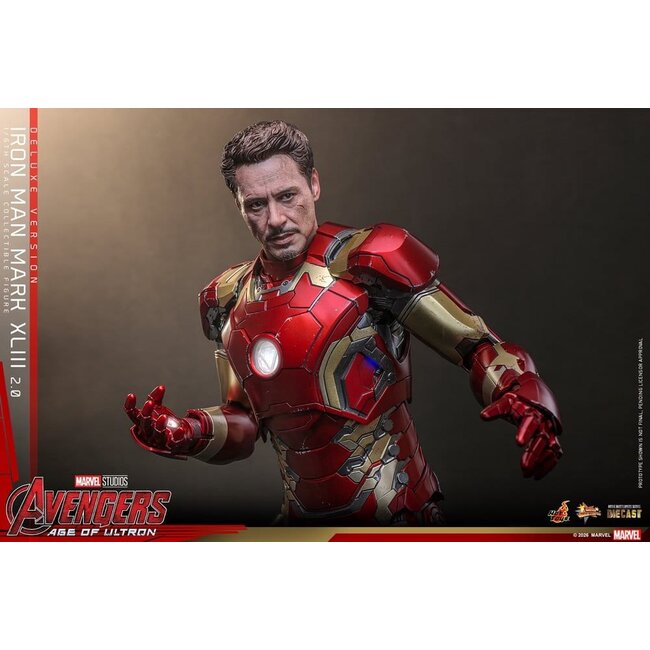 Avengers: Age of Ultron Movie Masterpiece Diecast Action Figure 1/6 Iron Man Mark XLIII (2.0) (Deluxe Version) 32 cm