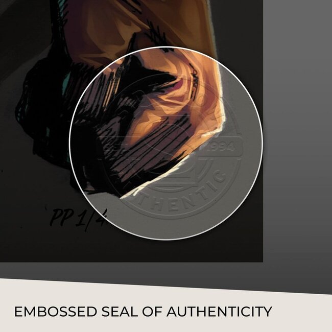 DC Comics Kunstdruck Batman & Catwoman 61 x 41 cm - ungerahmt