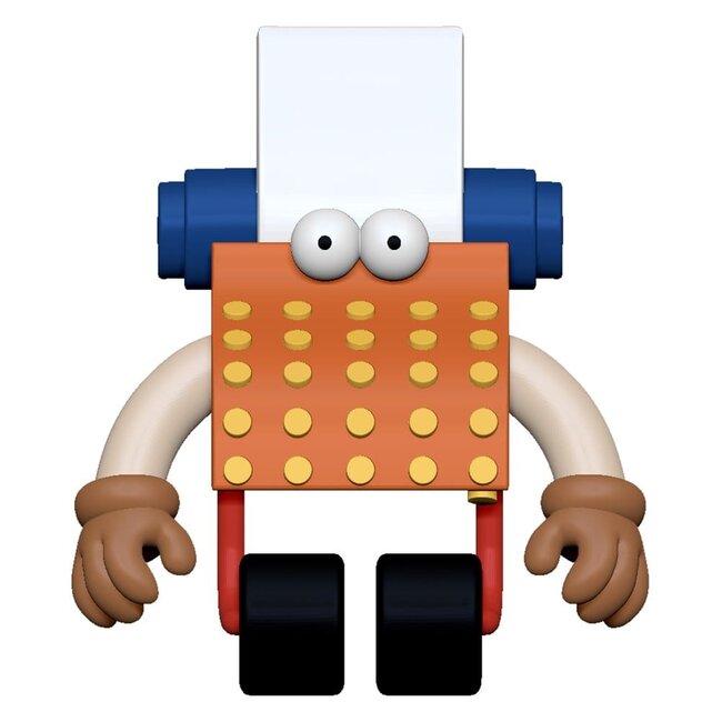 Sesamstraße ReAction Actionfigur Welle 06 Schreibmaschinenmann 10 cm