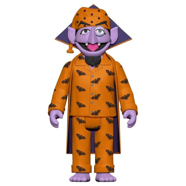 Sesame Street ReAction Action Figure Wave 06 Count Von Count (PJs) 10 cm