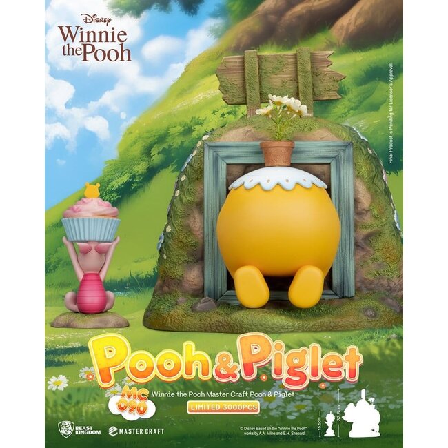 Disney Master Craft Statue Pooh & Piglet 33 cm