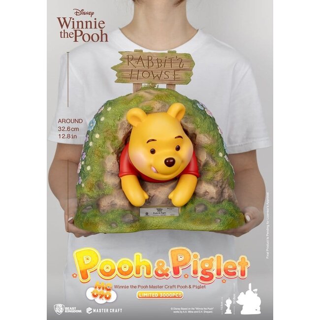 Disney Master Craft Statue Pooh & Piglet 33 cm