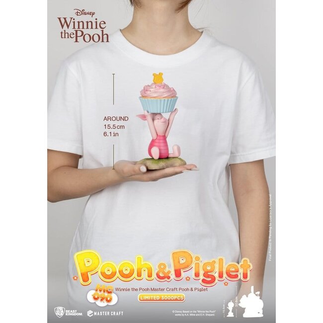 Disney Master Craft Statue Winnie Puuh & Ferkel 33 cm