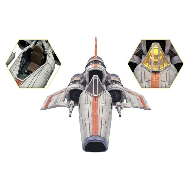 Battlestar Galactica Actionfigur mit Fahrzeug Colonial Viper Mk & Lieutenant Boomer 43 cm
