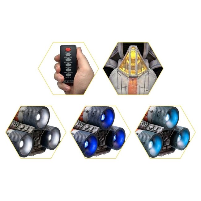 Battlestar Galactica Actionfigur mit Fahrzeug Colonial Viper Mk & Lieutenant Boomer 43 cm