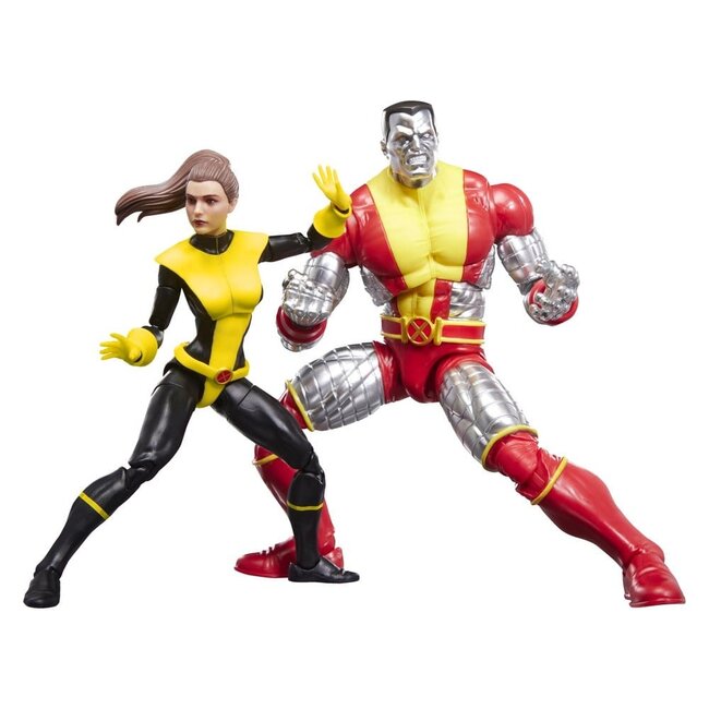 Verbazingwekkende X-Men Marvel Legends actiefigurenset (2 stuks): Kitty Pryde & Marvel's Colossus (15 cm).