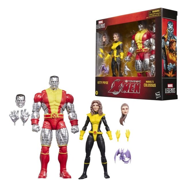 Fantastisches X-Men Marvel Legends Actionfiguren-Doppelpack: Kitty Pryde & Marvels Colossus (15 cm)