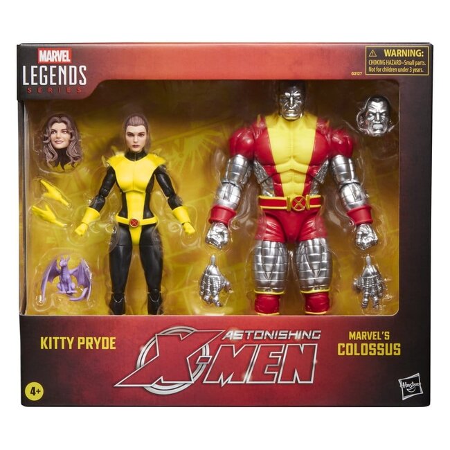 Verbazingwekkende X-Men Marvel Legends actiefigurenset (2 stuks): Kitty Pryde & Marvel's Colossus (15 cm).