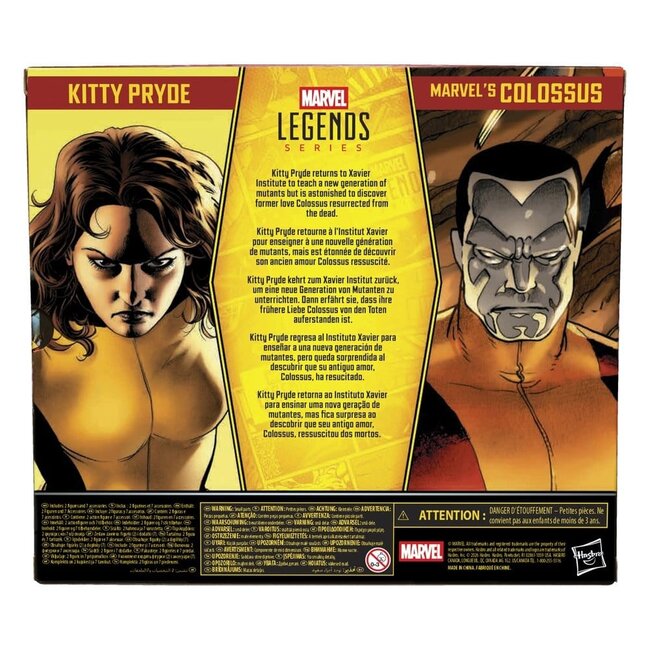 Verbazingwekkende X-Men Marvel Legends actiefigurenset (2 stuks): Kitty Pryde & Marvel's Colossus (15 cm).