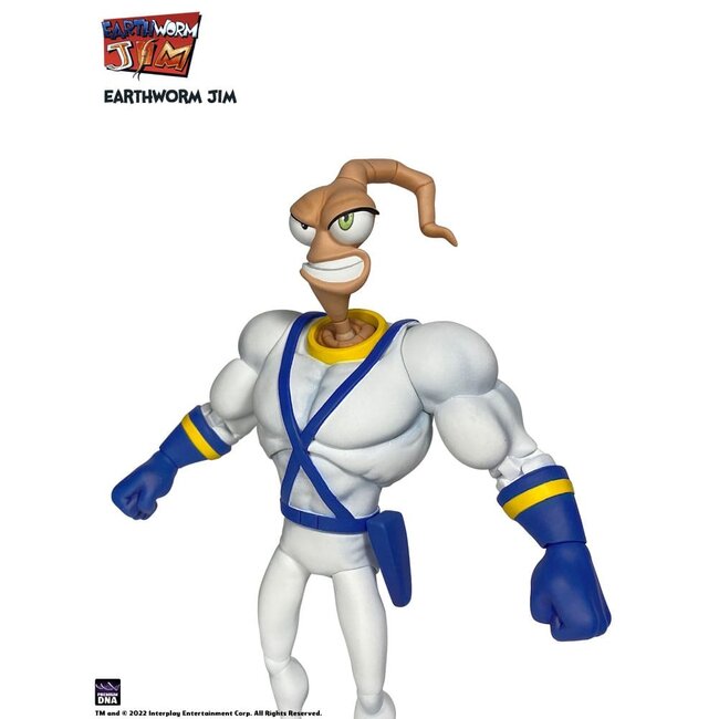 Earthworm Jim Zubehörpaket Welle 1: Wurmkörper & Jim-Köpfe