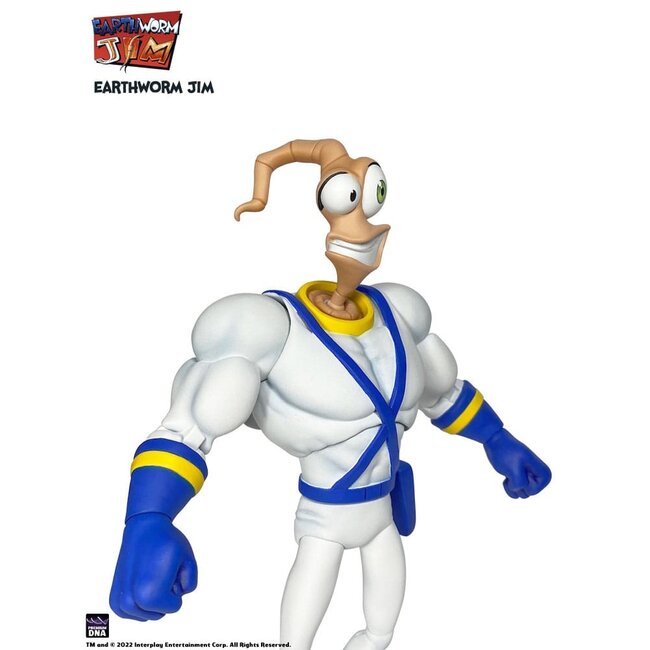 Earthworm Jim Zubehörpaket Welle 1: Wurmkörper & Jim-Köpfe