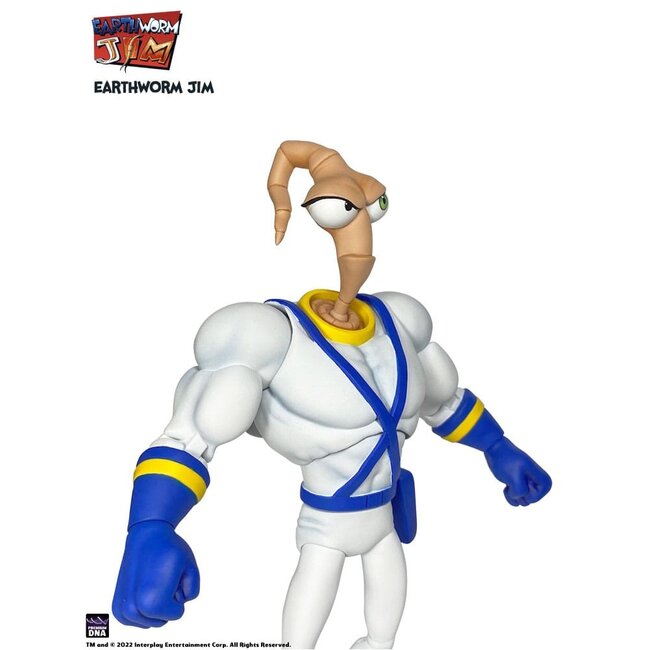 Earthworm Jim Accessory Pack Wave 1: Worm Body & Jim Heads