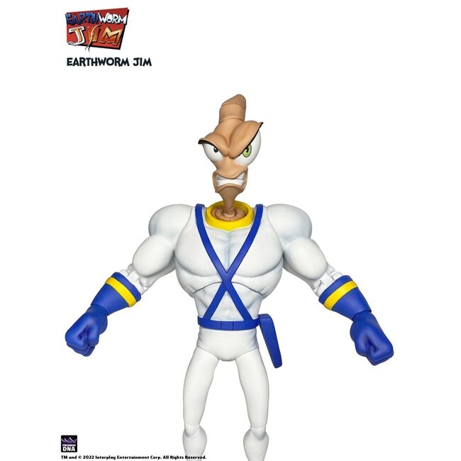 Earthworm Jim Zubehörpaket Welle 1: Wurmkörper & Jim-Köpfe