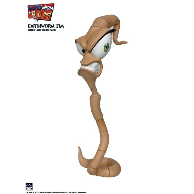 Earthworm Jim Accessory Pack Wave 1: Worm Body & Jim Heads