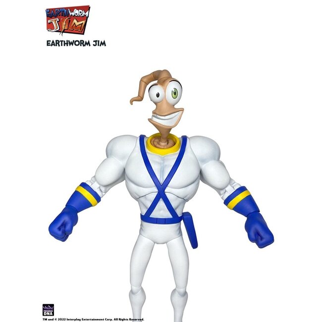 Earthworm Jim Accessory Pack Wave 1: Worm Body & Jim Heads