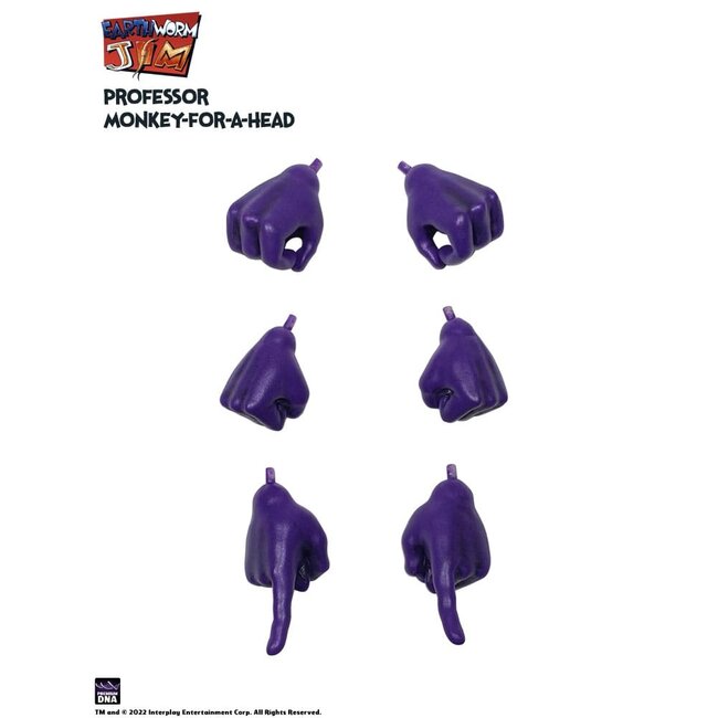 Earthworm Jim Action Figure Wave 1: Professor Monkey-For-A-Head 28 cm