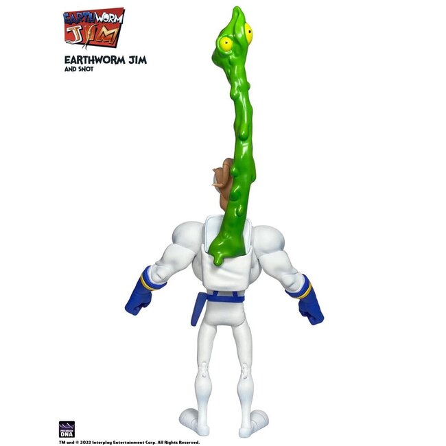 Earthworm Jim Actionfigur Welle 1: Earthworm Jim & Snot 15 cm