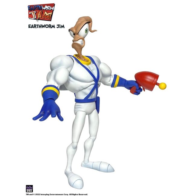 Earthworm Jim Actionfigur Welle 1: Earthworm Jim & Snot 15 cm