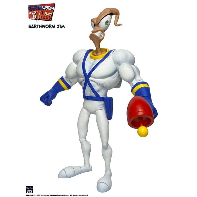 Earthworm Jim Actionfigur Welle 1: Earthworm Jim & Snot 15 cm