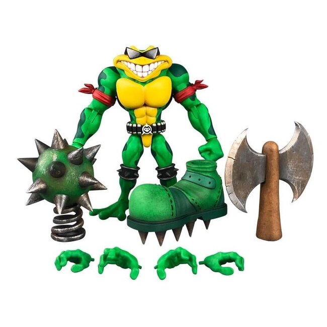 Premium DNA Toys Battletoads Anthology-Serie Actionfigur Welle 1: Rash 15 cm