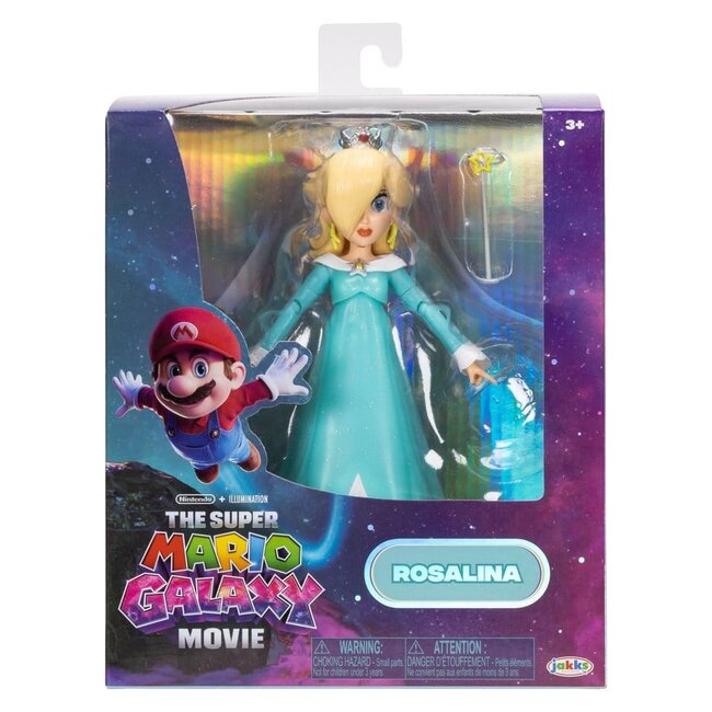 Die Super Mario Galaxy Film-Actionfigur Rosalina, 13 cm