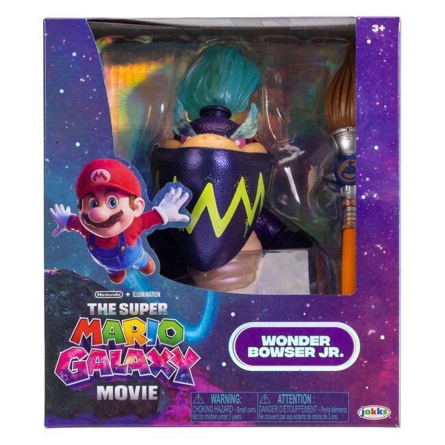 Super Mario Galaxy Film-Actionfigur Wonder Bowser Jr., 13 cm
