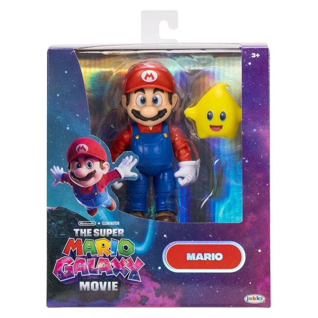 Super Mario Galaxy Film-Actionfigur Mario 13 cm