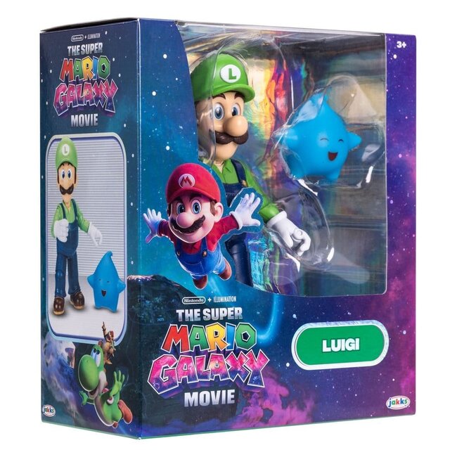Die Super Mario Galaxy Film-Actionfigur Luigi 13 cm