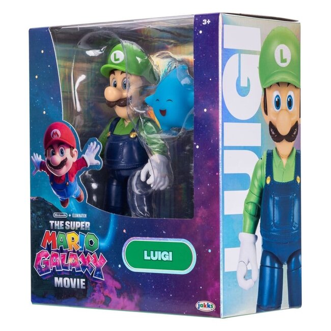Die Super Mario Galaxy Film-Actionfigur Luigi 13 cm