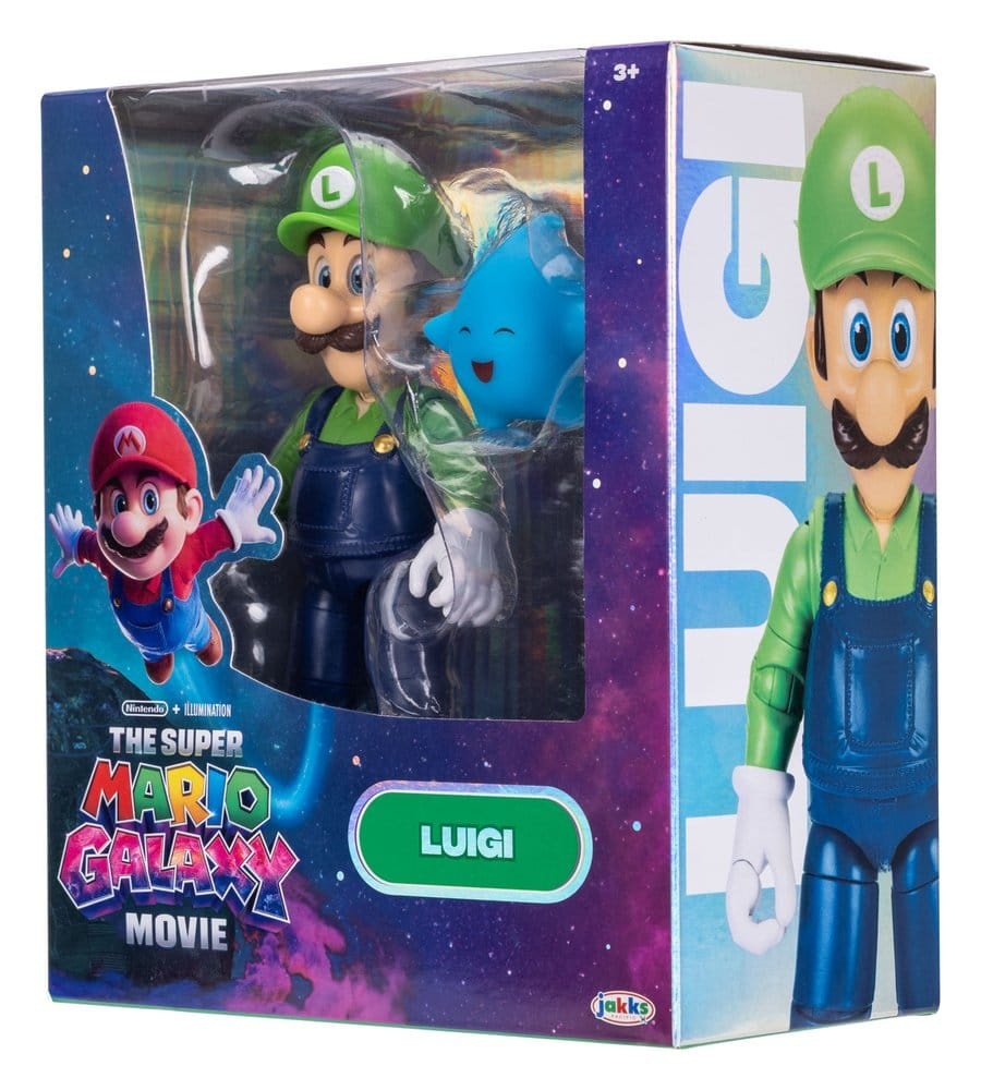 The Super Mario Galaxy Movie Action Figure Luigi 13 Cm The Movie Store