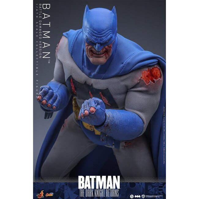 Batman: The Dark Knight Returns Comic Masterpiece Action Figure 1/6 Batman (Battle Damaged Version) 32 cm