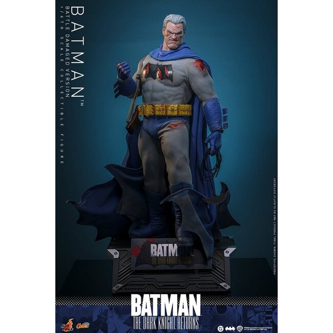 Batman: The Dark Knight Returns Comic Masterpiece Action Figure 1/6 Batman (Battle Damaged Version) 32 cm