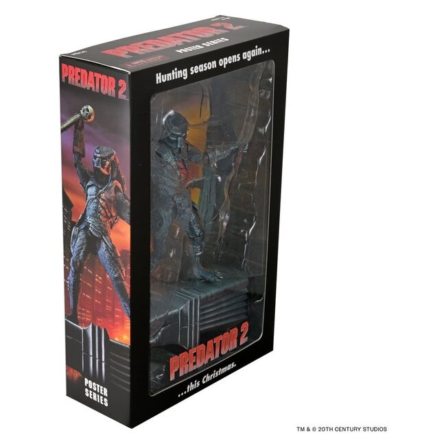 Predator 2 Actionfigur City Hunter Poster Serie 18 cm