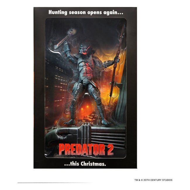 Predator 2 Action Figure City Hunter Poster Series 18 cm