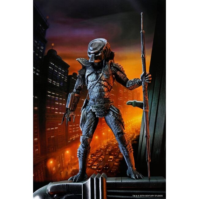 Predator 2 Action Figure City Hunter Poster Series 18 cm