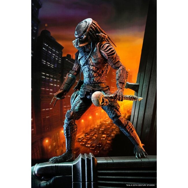 Predator 2 Action Figure City Hunter Poster Series 18 cm