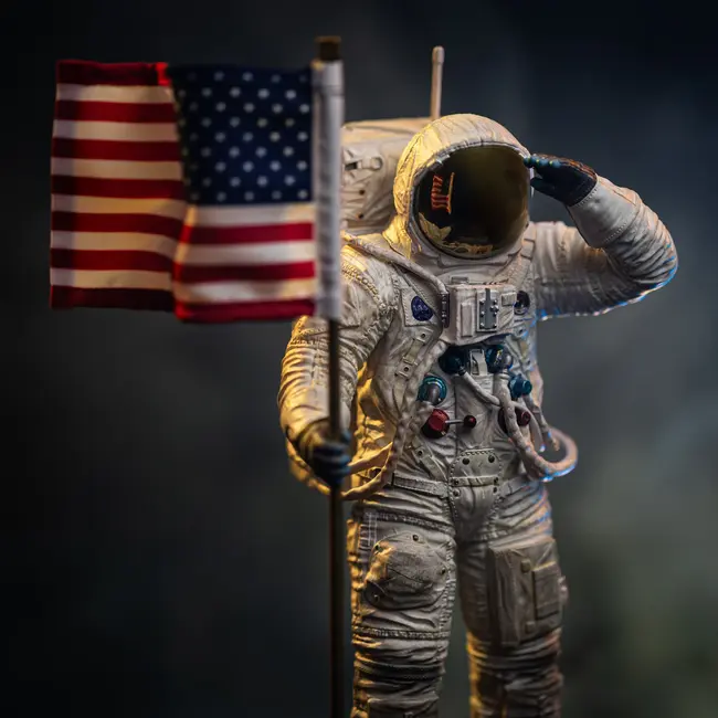 NASA Legacy Replika-Statue 1/4 Apollo 11 Astronaut 58 cm