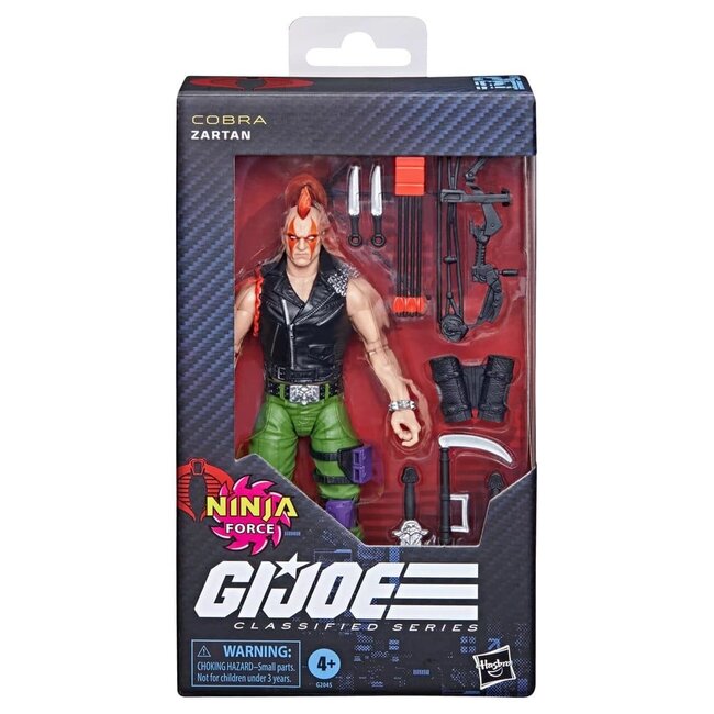 G.I. Joe Classified Series Action Figure #192 Ninja Force Zartan 15 cm