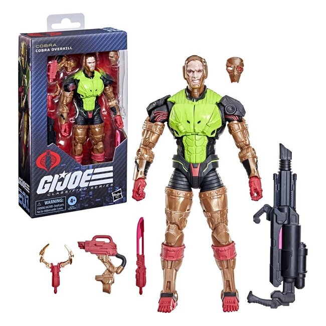 G.I. Joe Classified Series Action Figure #201 Cobra Overkill 15 cm