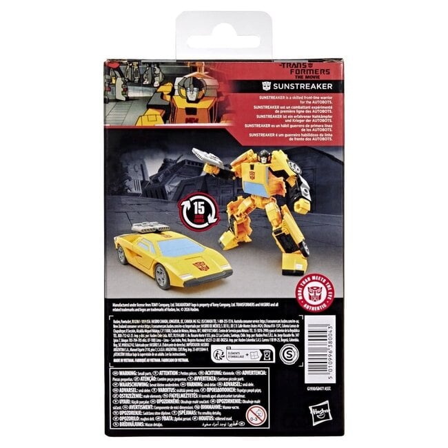 The Transformers: The Movie Studio Series Deluxe Class Action Figure Sunstreaker 11 cm