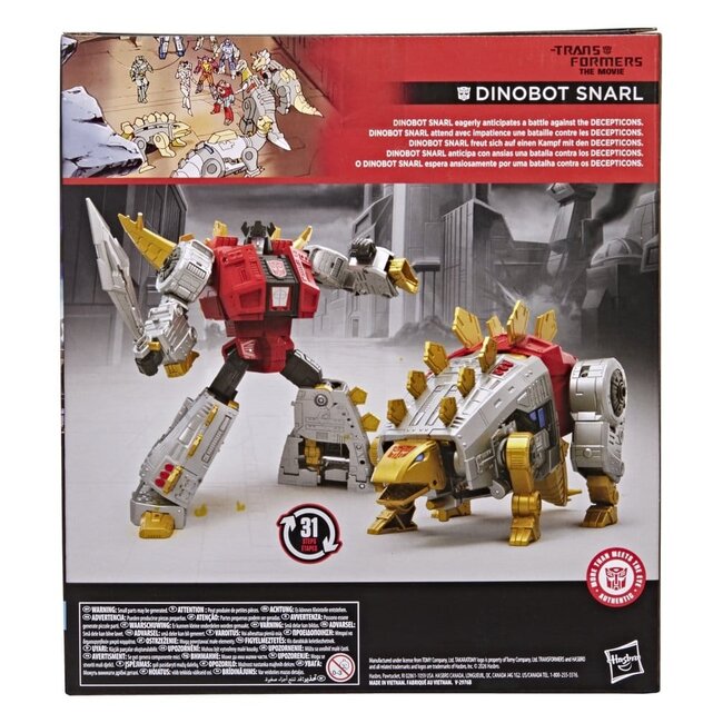 The Transformers: The Movie Studio Series Leader Class Action Figure Dinobot Snarl 20 cm